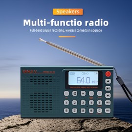 A Multi-Functional FM/AM/SW Radio with a 3W Full Band Speaker, a 3.5Mm Headset Interface, USB Charging, Compact Indoor Design, Wireless Connection, Wireless Transmission, Back-Mounted Holder Design, Suitable for Indoor, Outdoor And Emergency Use, Outdoor Enthusiasts, Camping, And Hiking