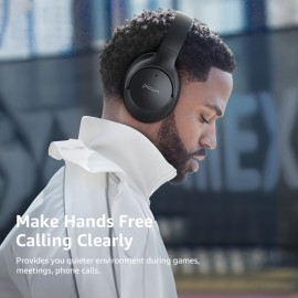 [Picun ANC Headphones] Picun Active Noise Cancelling Headphones | 100 Hours Playtime Wireless Over Ear Headphone for Travel, Home, Office with ENC