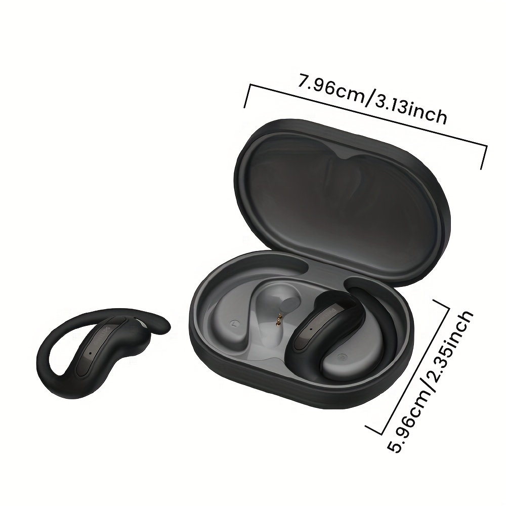 For Philips New Style True Wireless Music Headset Gaming Earbuds - Wireless, Noise Cancelling, Built-in Microphone, USB Rechargeable, Open Back Design for Running, Sports, Android & for iPhone, Gaming Headphones, Sleek Earbuds, Durable Plastic