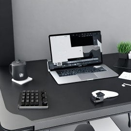 Multi-Mode Programming Macro Key Keyboard with Knob - USB-Powered, Ambidextrous, Hotkeys & Media Controls for Gaming, Office, and Multimedia - Sleek Black Design, No Battery Needed, Gaming Keyboard, Office Keyboard, Modern Aesthetic, Durable Construction, Keyboard And Mouse Mechanical, Mechanical Keyboard, Keyboard Mechanical, Keyboard Keycap