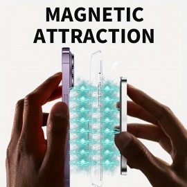 Phone Vlog Selfie Monitor Screen, Magnetic Stand for MagSafe, Rear Camera for Selfie Vlog, iPhone And Android Compatible, Wireless Connectivity