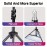 10 Inch Selfie Ring Light with 43 Inch Adjustable Tripod Stand & Phone Holder - Dimmable LED Ring Light with RGB Color Adjustable Light Levels, Portable -Powered Circular Flashlight for Vlogging, Streaming, -Powered
