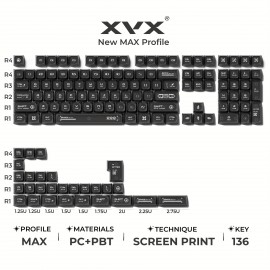 White Cat'S Eye Stone Max Keycaps for a Dark And Cool Magnetic Axis Mechanical Keyboard, Suitable for Customized DIY Trendy Peripherals.