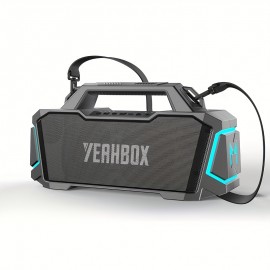 Portable Wireless Speaker with 100w Booming Stereo Sound, 10000mAh Long-Lasting Battery Life, 20h Play, Dsp Driven Technology, Bt 5.3, RGB Lights, Aux&Usb&Tf-Card Input, Multiple Play Modes, Tws Paring Speaker, Outdoor Speaker for Camping, Beach, Travel, Party, Gifts, Microphone not Included.