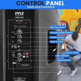 Wireless BT Streaming PA Karaoke Speaker