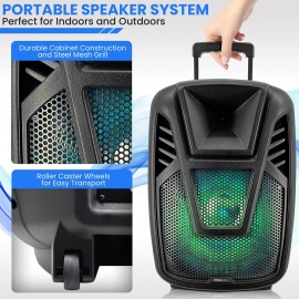 Wireless BT Streaming PA Karaoke Speaker