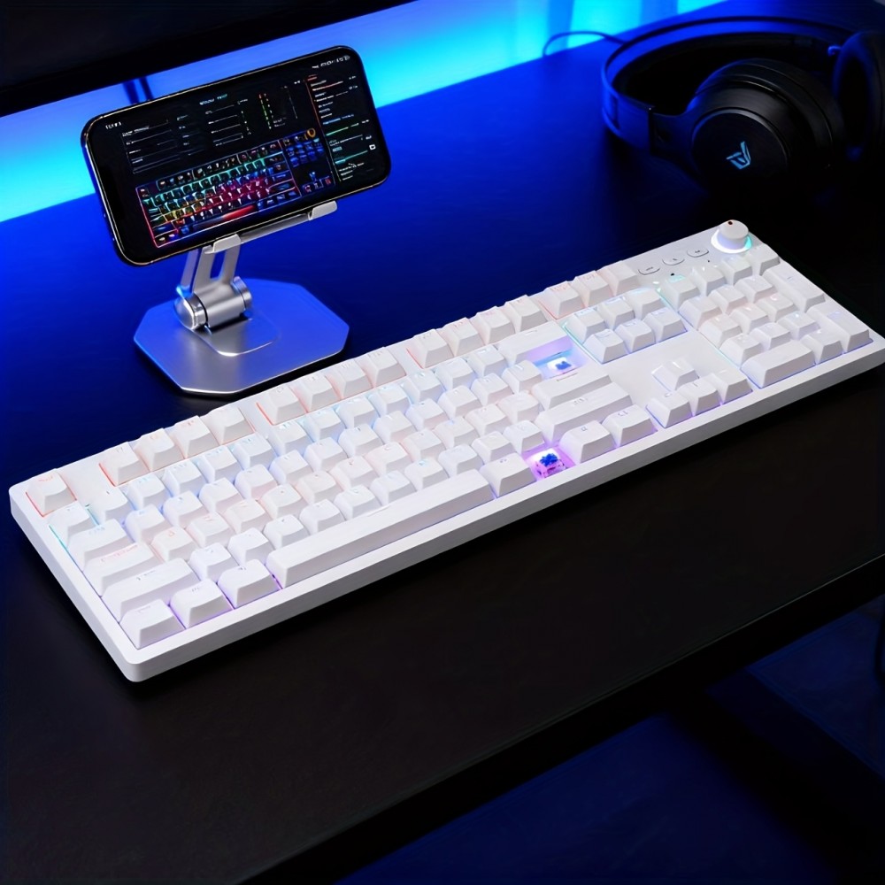 ProTurn Tactical Key Matrix, Mechanical Keyboard, Keyboard for Computer, Ergonomic Keyboard, Computer Keyboard, Typing Keyboard, Home Office, Compact Keyboard, Durable Keys, Wired Keyboard, Usbpowered Keyboard, Tech Enthusiasts, Gaming Keyboard