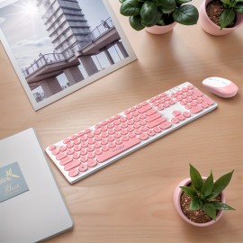 TF770 2.4G Wireless Keyboard And Mouse Set - Extremely Silent Click for Use in Offices, Libraries, And Homes, 2pcs Wireless Kit